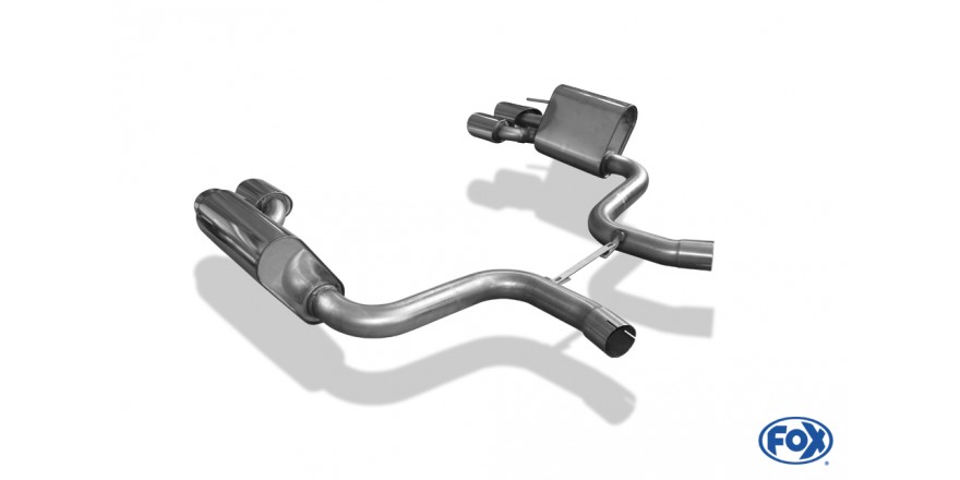 Mercedes SL55 SL500 R230 Einddemper rechts/links - 2x115x85 Typ 32 rec