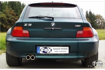 BMW Z3/ Z3 Coupe 2,8l Einddemper - 2x70 Typ 13 FOX