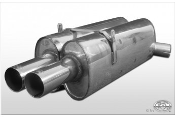 BMW E36 316/ 318/ 320/ 323/ 325/ 328 Einddemper Doppelbox - 2x76