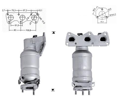 VW FOX 1.2i 12V 1198 cc 40 Kw / 54 cv BMD Magnaflow CAT Bouwjaar