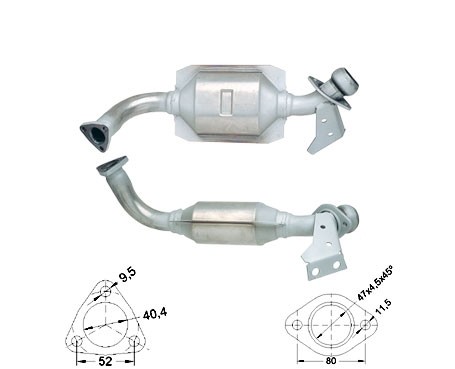 Seat TERRA 0.9 903 cc 30 Kw / 41 cv Magnaflow CAT Bouwjaar: 90>