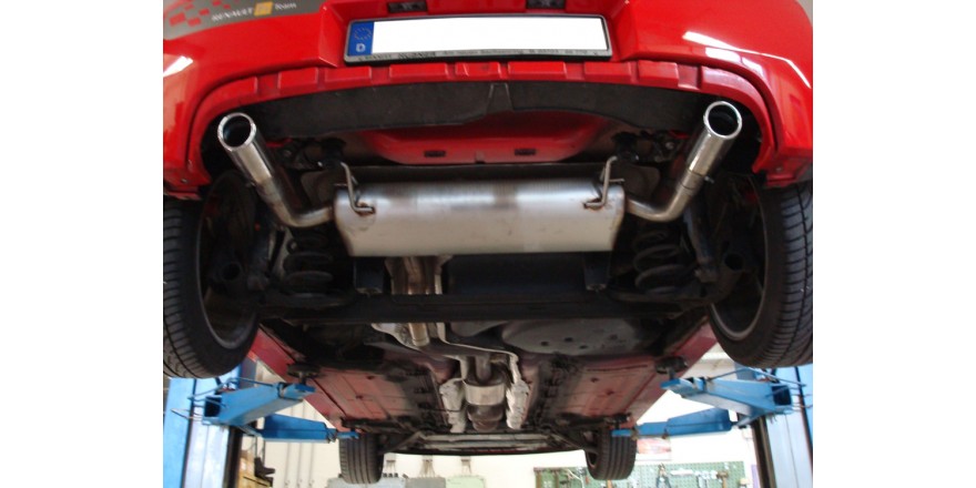 Renault Clio III B Sport Einddemper dwars Uitgang rechts/links -