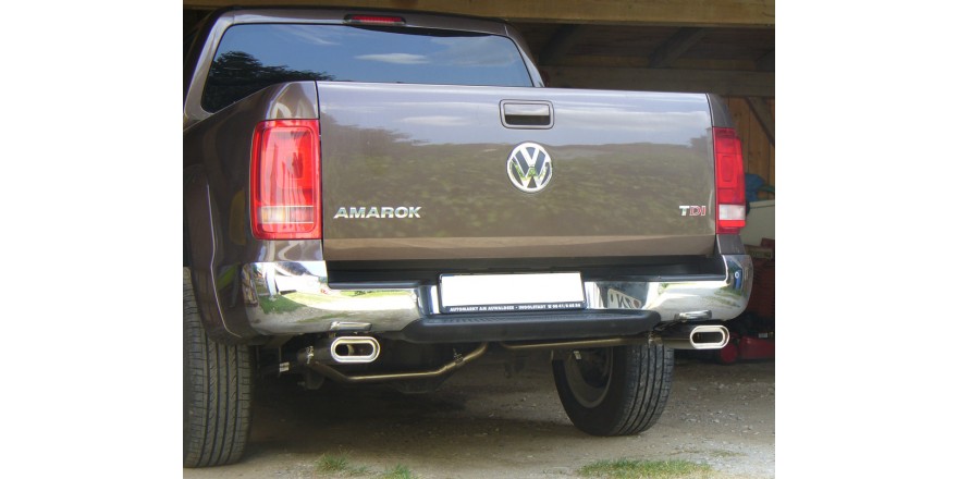 VW Amarok 4x4 Einddemper Uitgang rechts/links - 160x80 Typ 53 re