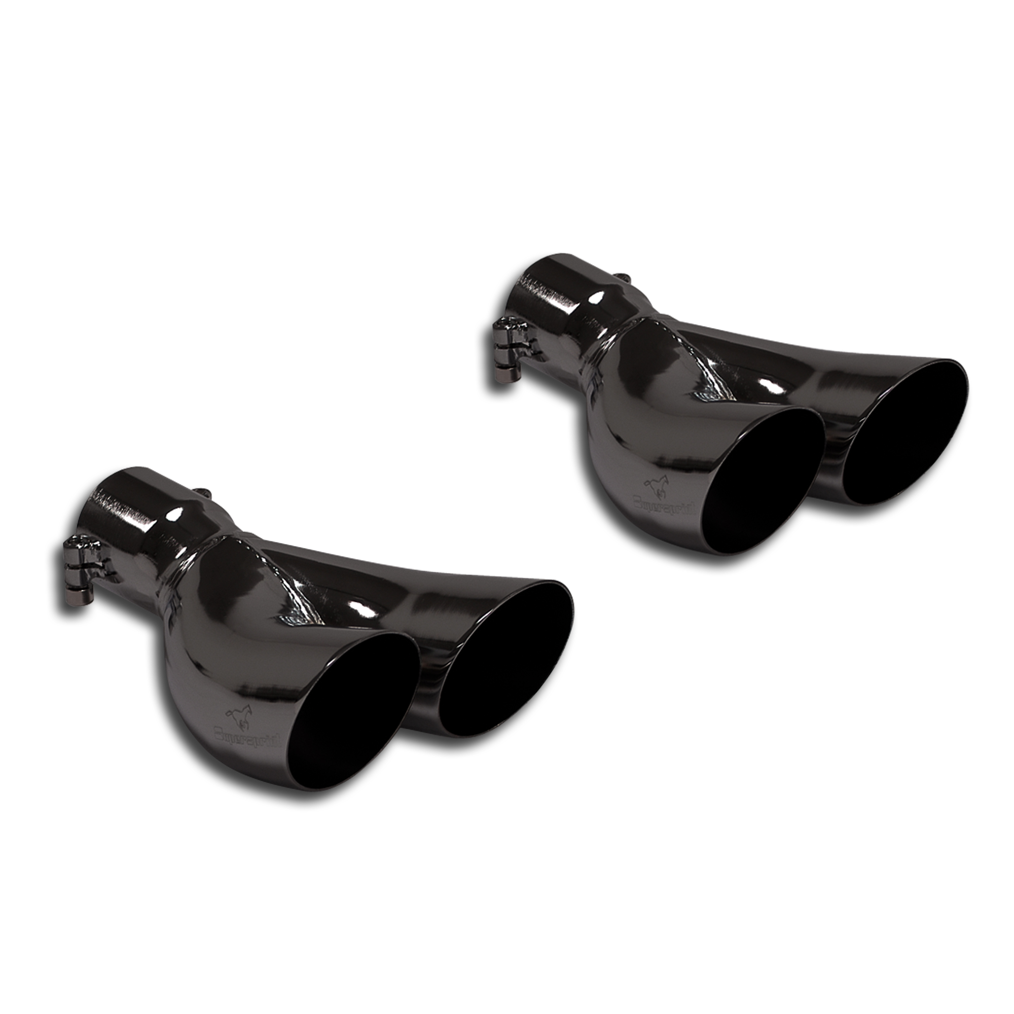 595 ABARTH 1.4T "50° Anniversario" (180 Hp) 2013 Endpipe kit Right OO60 - Left OO60 BLACK