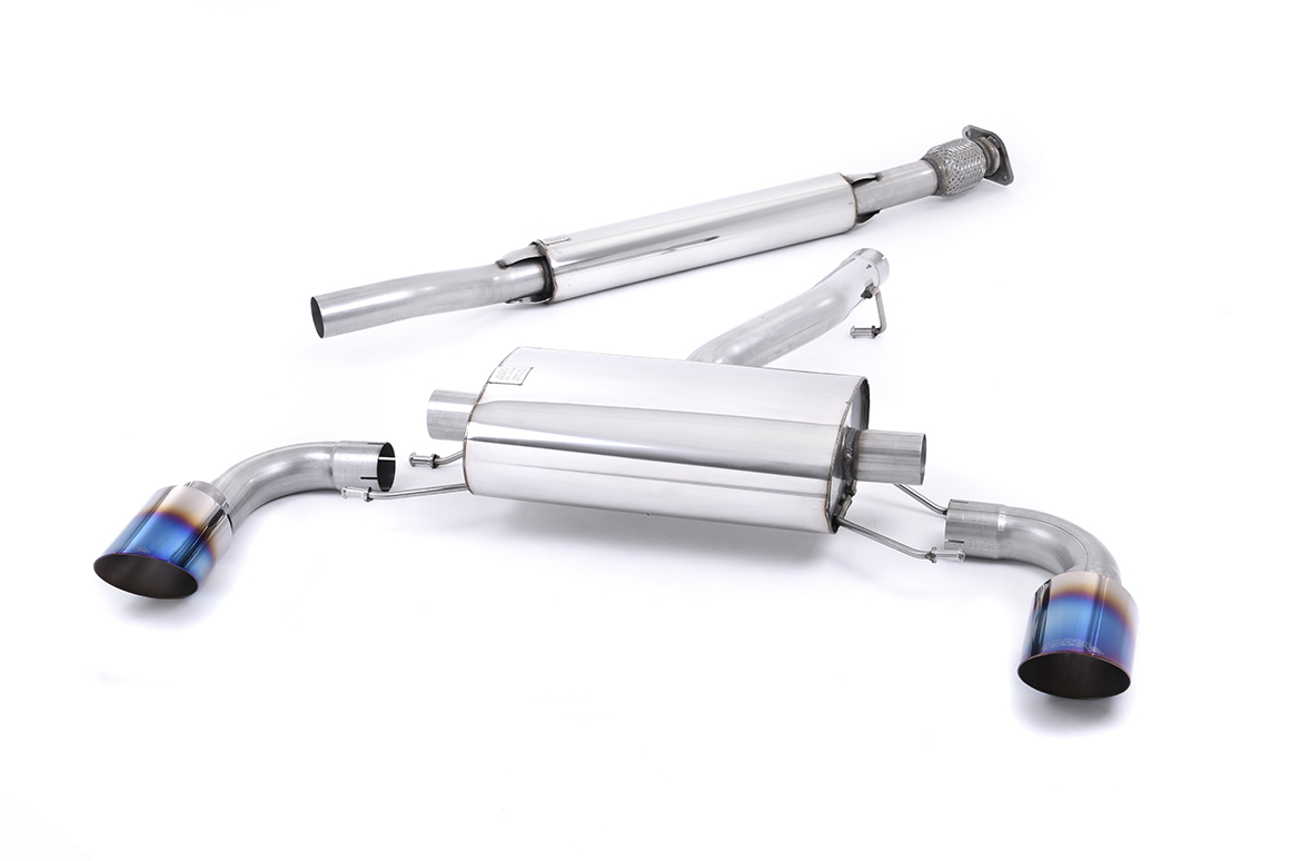 Subaru BRZ 2.0 Resonated (stiller) "Burnt" Titanium Tips