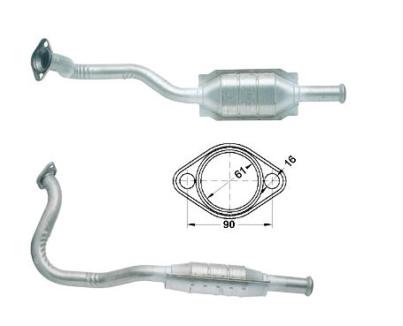 Renault EXPRESS 1.9D 1870 cc 40 Kw / 55 cv F8Q Magnaflow CAT Bou