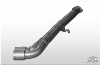 BMW E36 316/ 318 Verbindingsbuis met Einddemper BM021102-xxx Dop