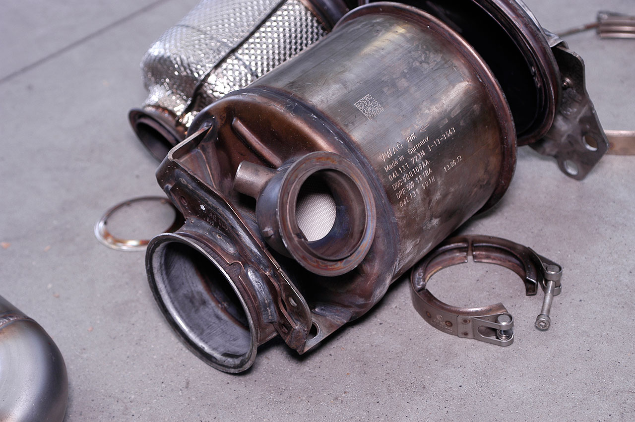 AUDI A3 8VA Sportback 1.6 TDI (110 - 116 Hp) 2013 Turbo Downpipe (replaces diesel soot filter) With