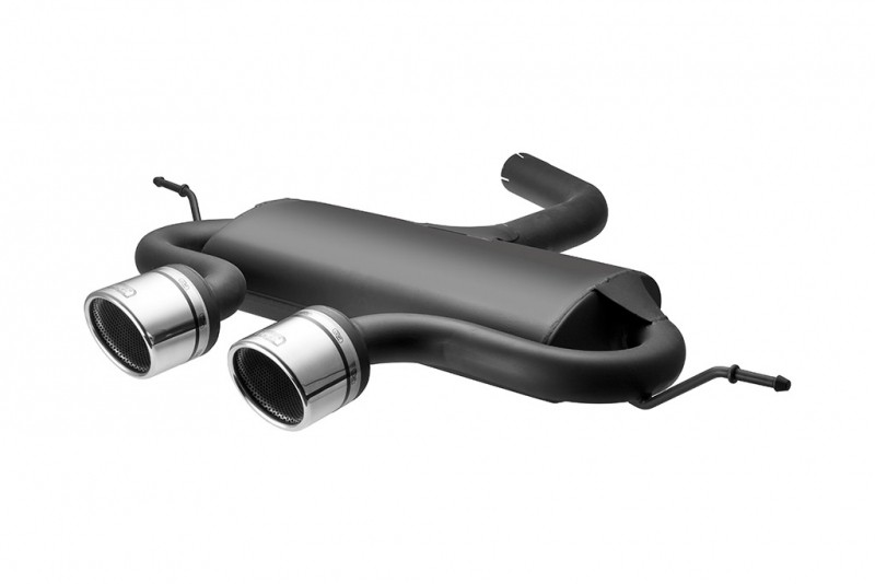 Einddemper VW Golf V / VI RVS eindstuk 100mm r32-look ulter