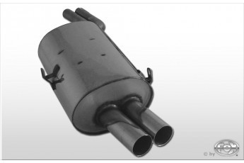 BMW E46 320/ 323/ 325/ 328/ 330 Einddemper double-flow - 2x76 Ty