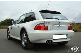 BMW Z3/ Z3 Coupe 3,0l Einddemper - 2x80 Typ 17 FOX