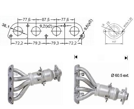 Toyota COROLLA 1.4i 16V 1398 cc 71 Kw / 97 cv 4ZZFE Magnaflow CA
