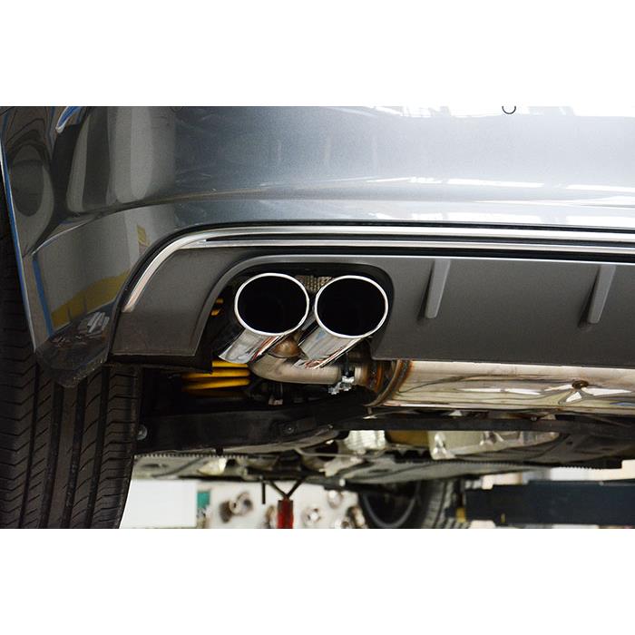 AUDI A3 8VA SPORTBACK QUATTRO Facelift 2.0 TFSi (190 Hp) 2016 Endpipe kit 100x75 Right + 100x75 Left