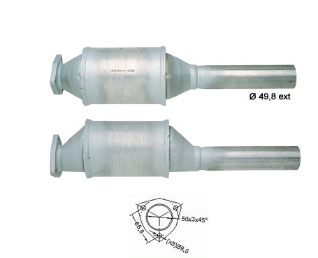 VW PASSAT 35i 1.6i 1588 cc 53 Kw / 72 cv RF Magnaflow CAT Bouwja