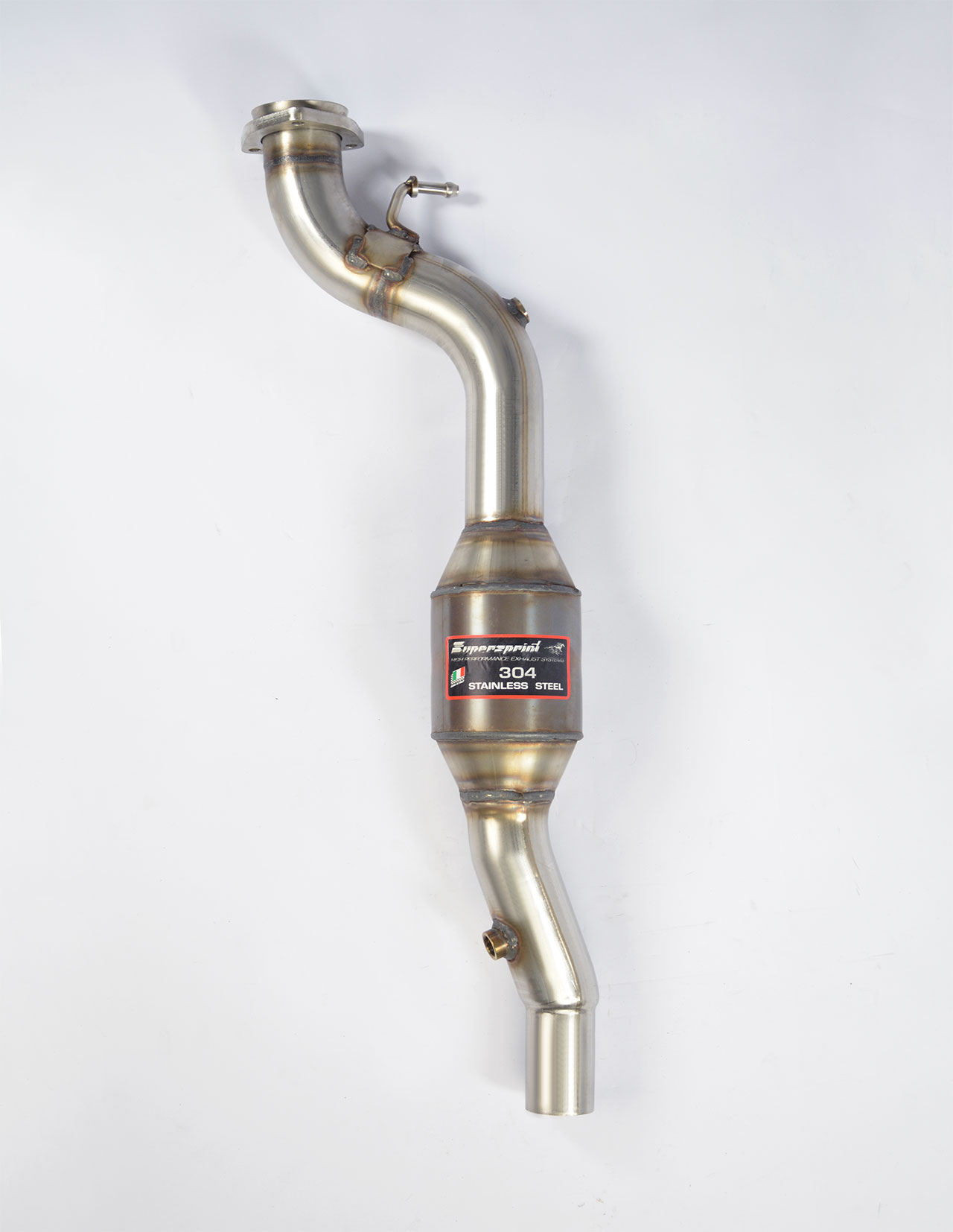 AUDI A6 C7 4G (Sedan + Avant) QUATTRO 3.0 TFSI V6 (310 Hp) 2012 -> 2014 Front pipe with Metallic cat