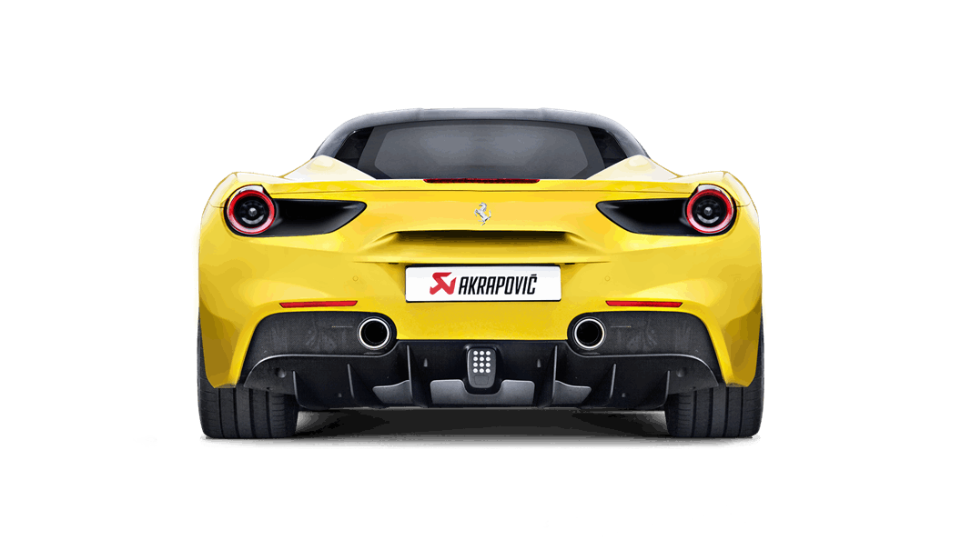 Akrapovic Ferrari 488 Gtb/488 Spider Link Pipe With Racecats