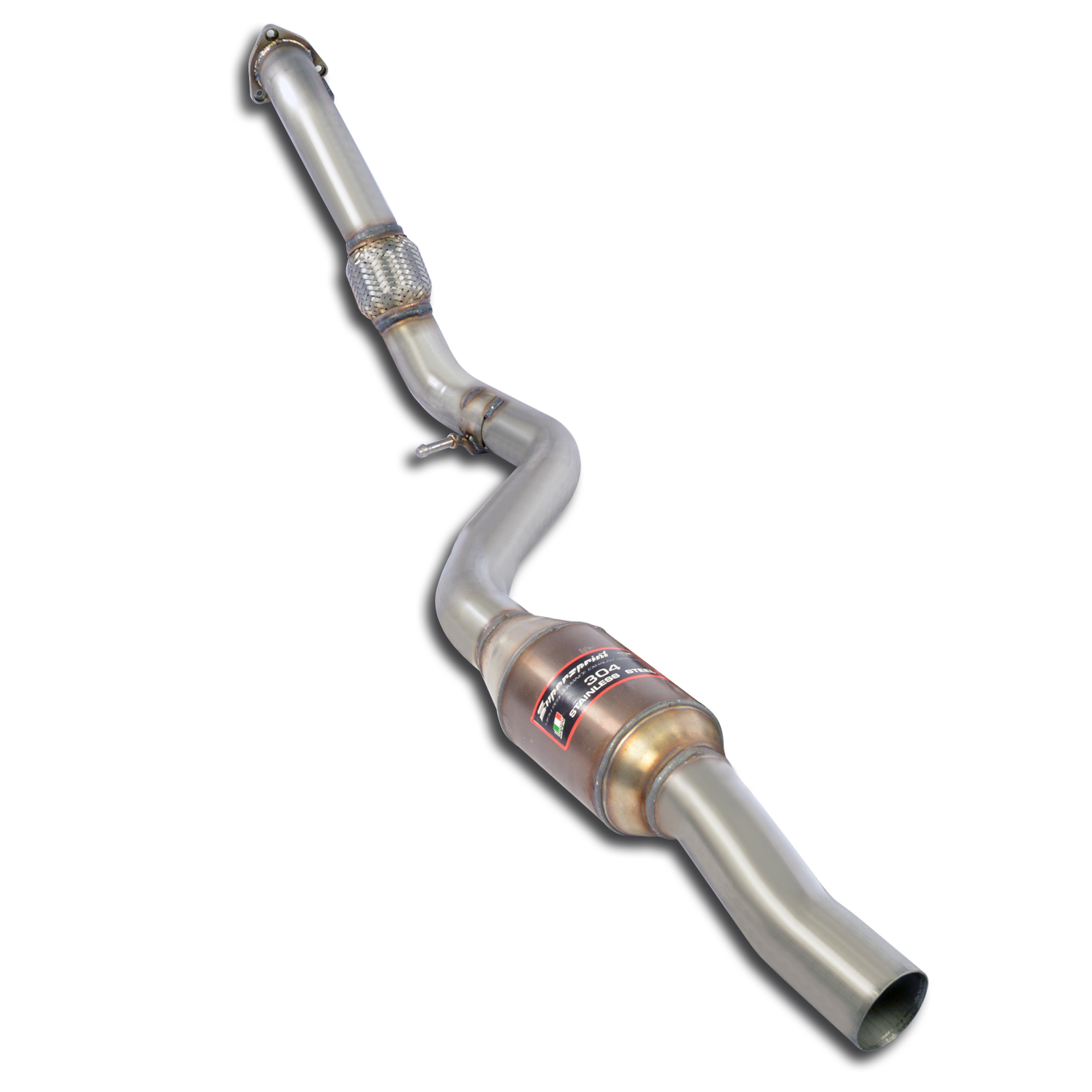 AUDI A4 B9 (Sedan + Avant) 2.0 TFSI (190 - 252 Hp) 2016 Front pipe + Metallic catalytic converter