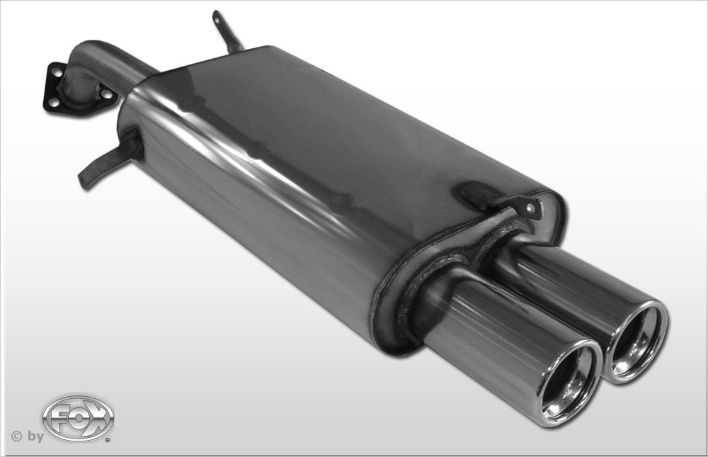 Volvo V40/ S40 Einddemper - 2x80 Typ 13 FOX