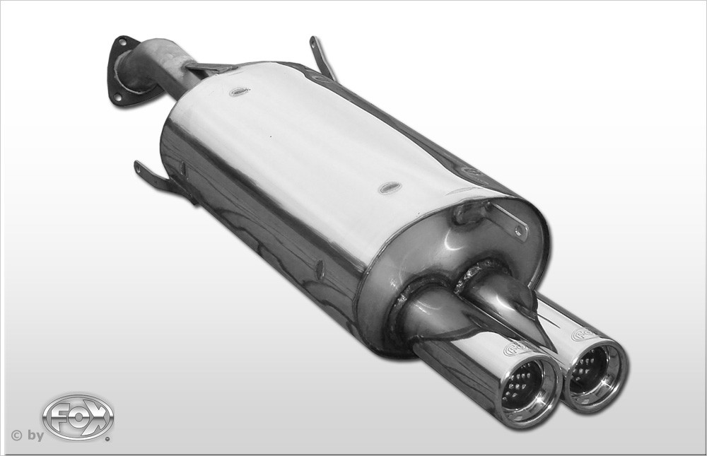 Volvo V40/ S40 Einddemper - 2x80 Typ 13 FOX