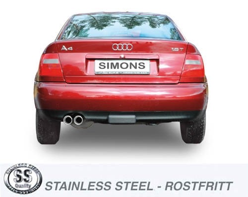 Simons Uitlaatsysteem Audi A4 B5 1994-2000