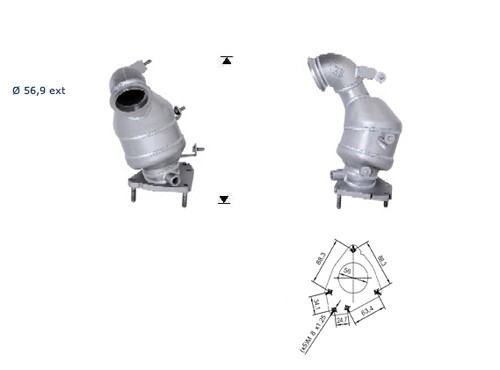 Opel SIGNUM 1.9TD CDTI DPF 1910 cc 88 Kw / 120 cv Z19DT Magnaflo