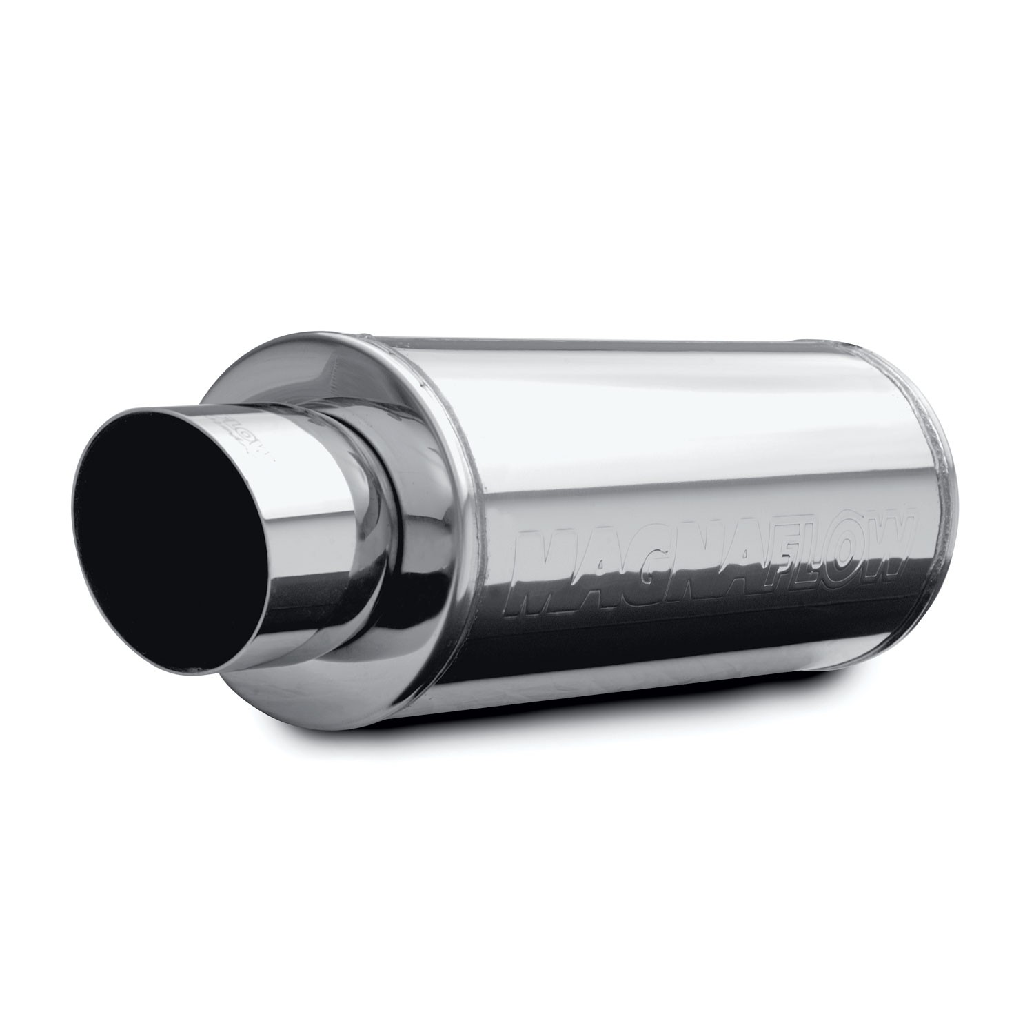 Muffler W/Tip Mag SS 14X6X6 2.25/4. Magnaflow Demper