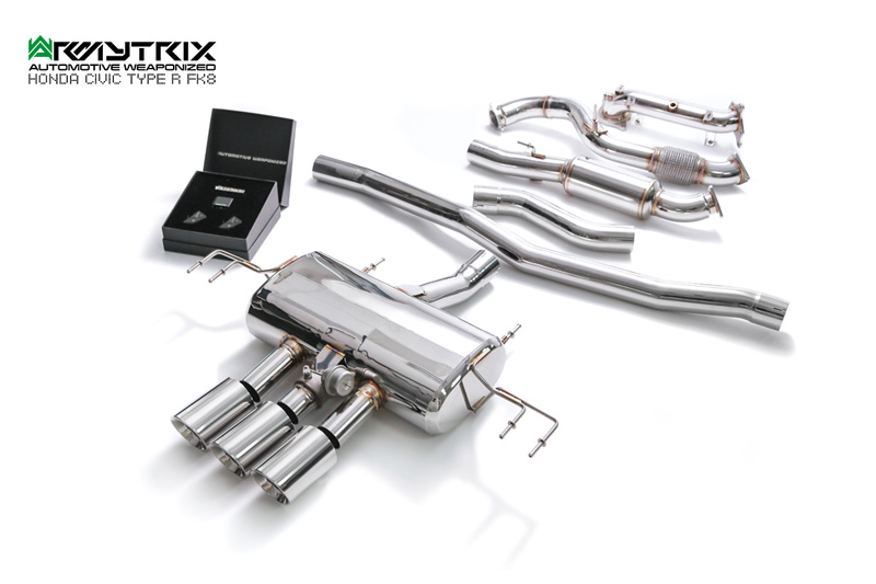 Armytrix Honda Civic Type R FK8 (2017-) Front pipe + Mid-pipe +
