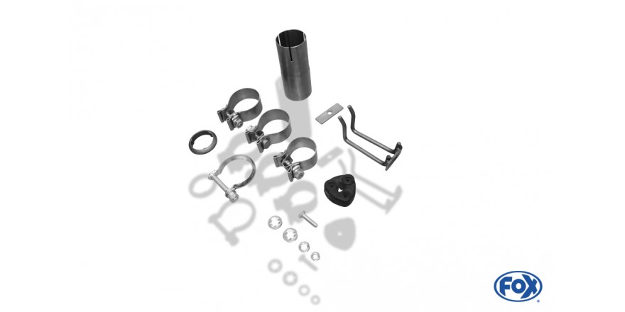 Mercedes CLK Typ 208 Einddemper Uitgang rechts/links - 2x76 Typ