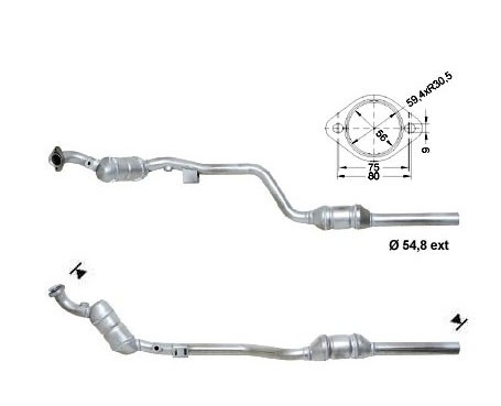 Mercedes E240 2597 cc 125 Kw / 170 cv 112914 W210 / T210 Magnafl