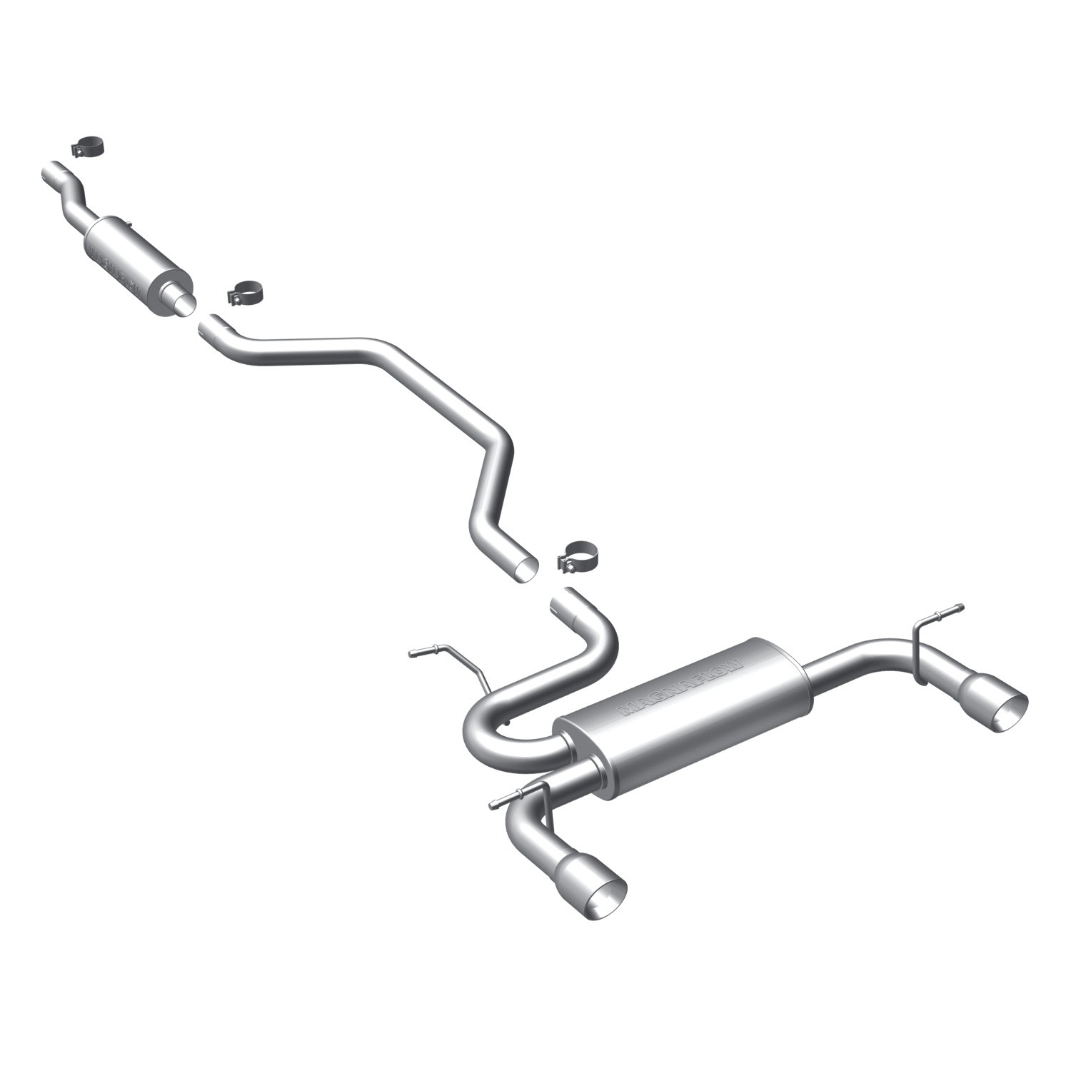 Chrysler Cat-Back 2011 Chrysler 200 3.6L Magnaflow Cat-Back