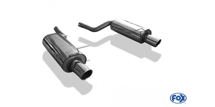 VW Passat 3B/ 3BG 4-Motion Einddemper rechts/links - 1x100 Typ 1