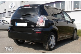 Toyota Corolla Verso Diesel Bj. vanaf 04 Einddemper - 2x88x74 Ty