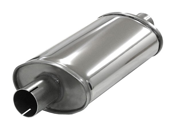 demper SMALL ovaal 100/165 L=315mm 2 inch (50,8mm) Simons RVS