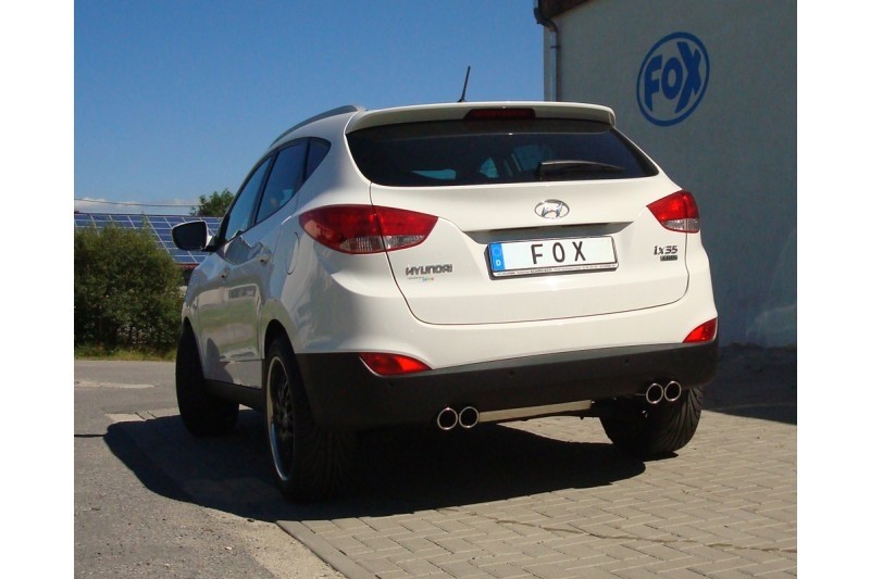 Einddemper Hyundai IX35 1,7d Duplex 2x80 rond