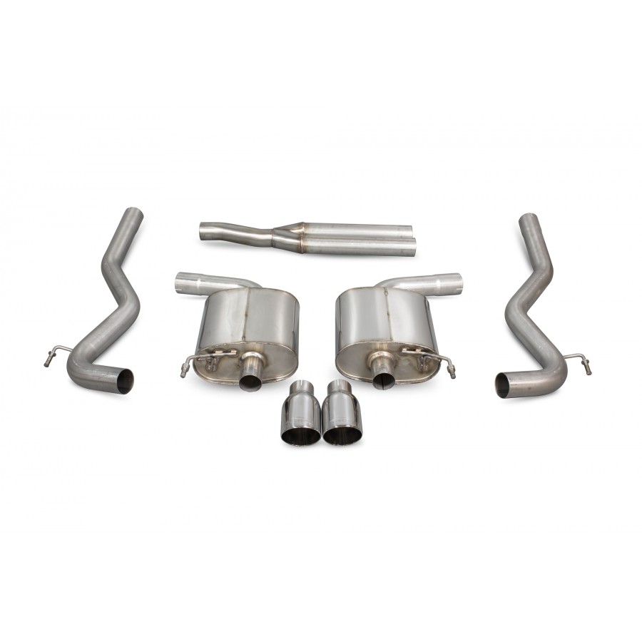 Scorpion uitlaat Ford Mustang 2.3l Ecoboost Non GPF Model gepolijst