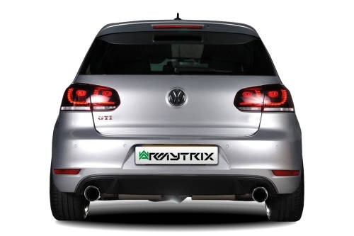 VW Golf VI GTI 2.0 08-13 Armytrix STAINLESS STEEL CAT-BACK