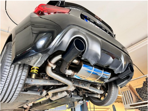 Subaru BRZ final silencer exit right/left with front silencer