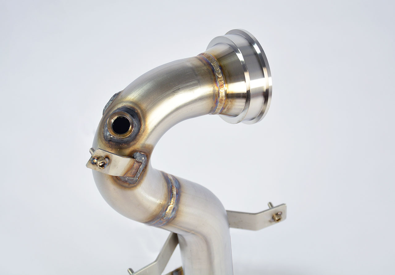 695 ABARTH 1.4T "Biposto" (190 Hp) (Ø65) 2014 Turbo downpipe kit (Replaces catalytic converter)