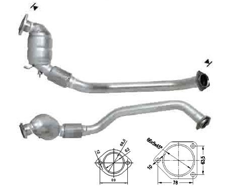 BMW 320TD 1995 cc 110 Kw / 150 cv M47N E46 Magnaflow CAT Bouwjaa