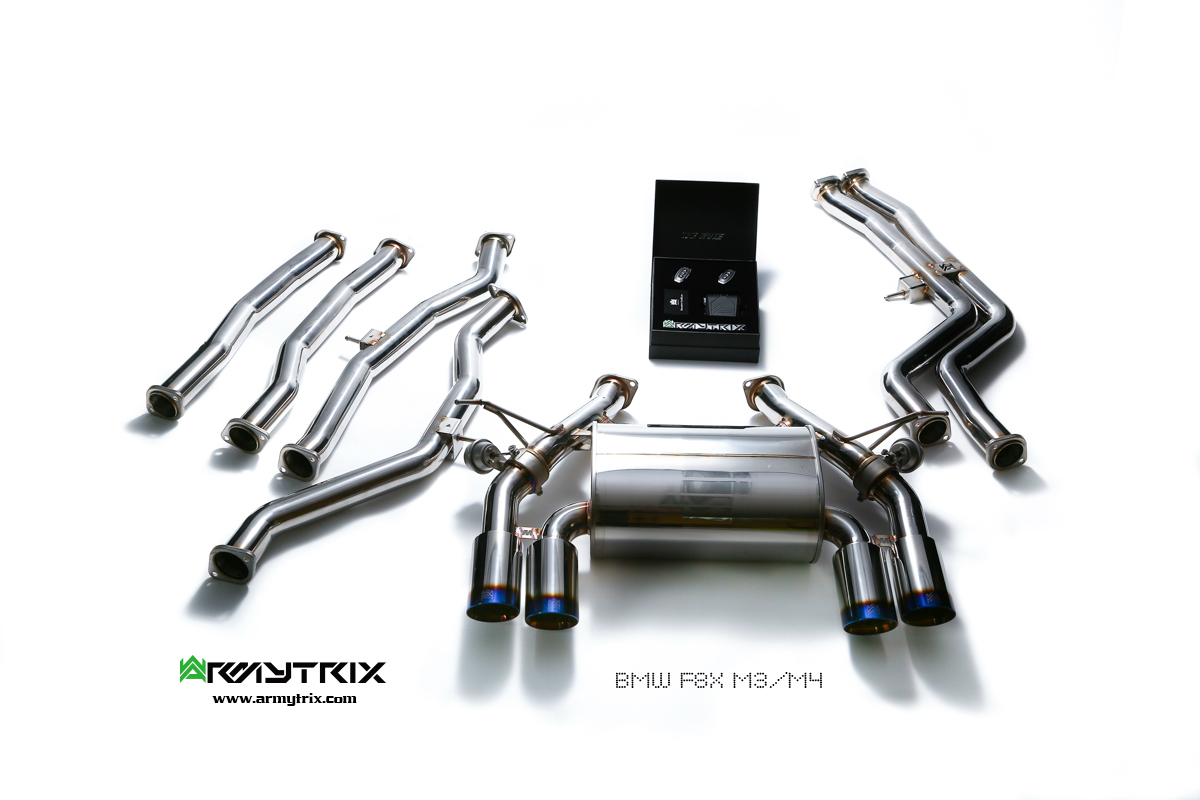 Armytrix BMW F82/F83 M4 (S55) (2014-) De-drone Front pipe + Mid