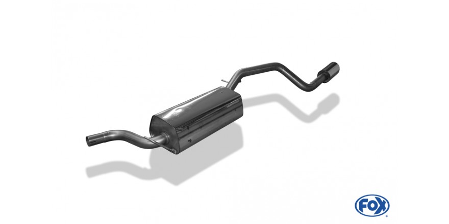 Mazda 3 BL - Benzine Einddemper - 1x100 Typ 16 FOX