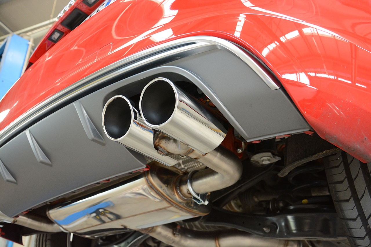 AUDI A3 8V QUATTRO 1.8 TFSi (180 Hp) 2013 -> 2015 Endpipe kit 100x75 Right + 100x75 Left