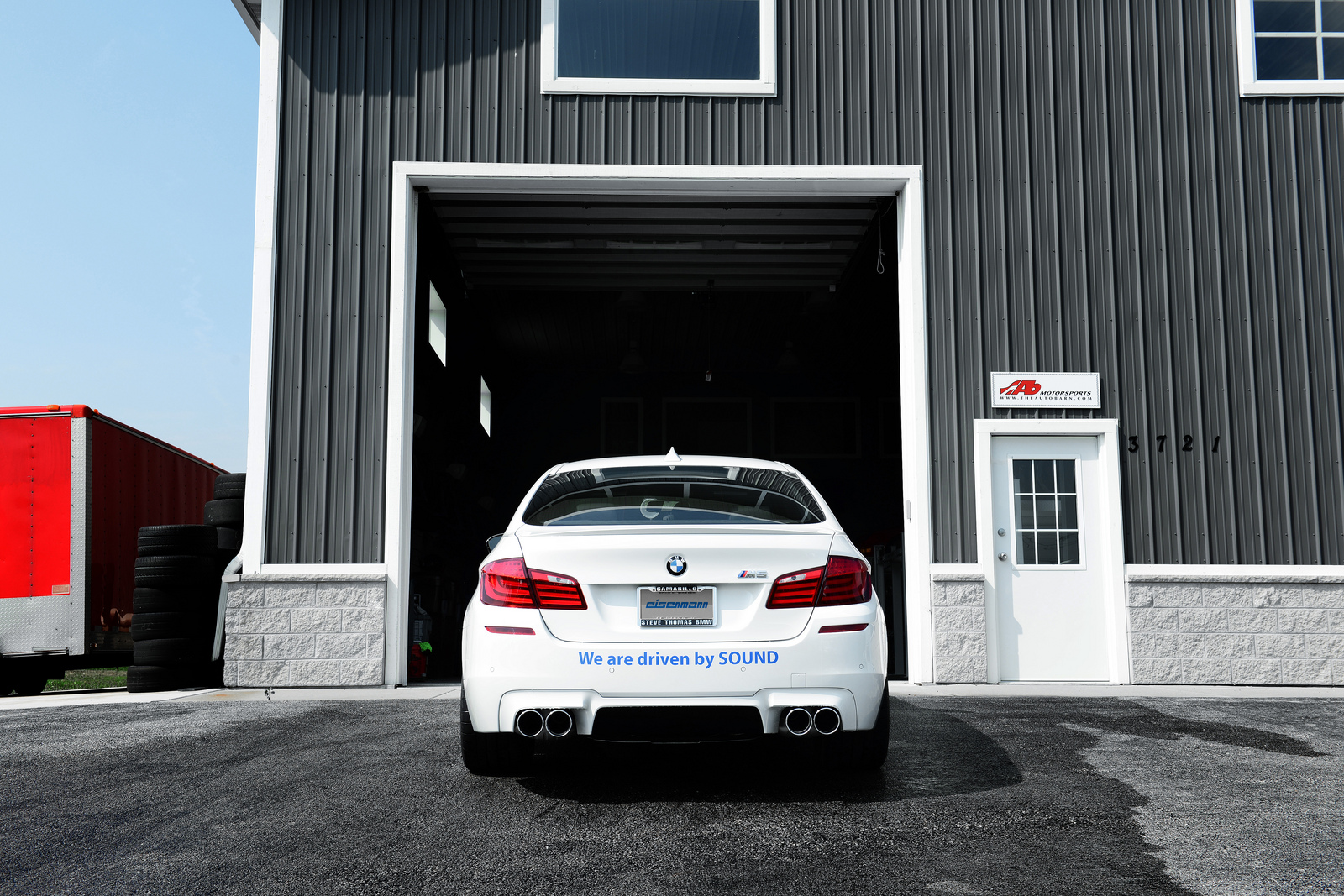 Rear Muffler BMW M 5 Series Sedan Exhaust Systems