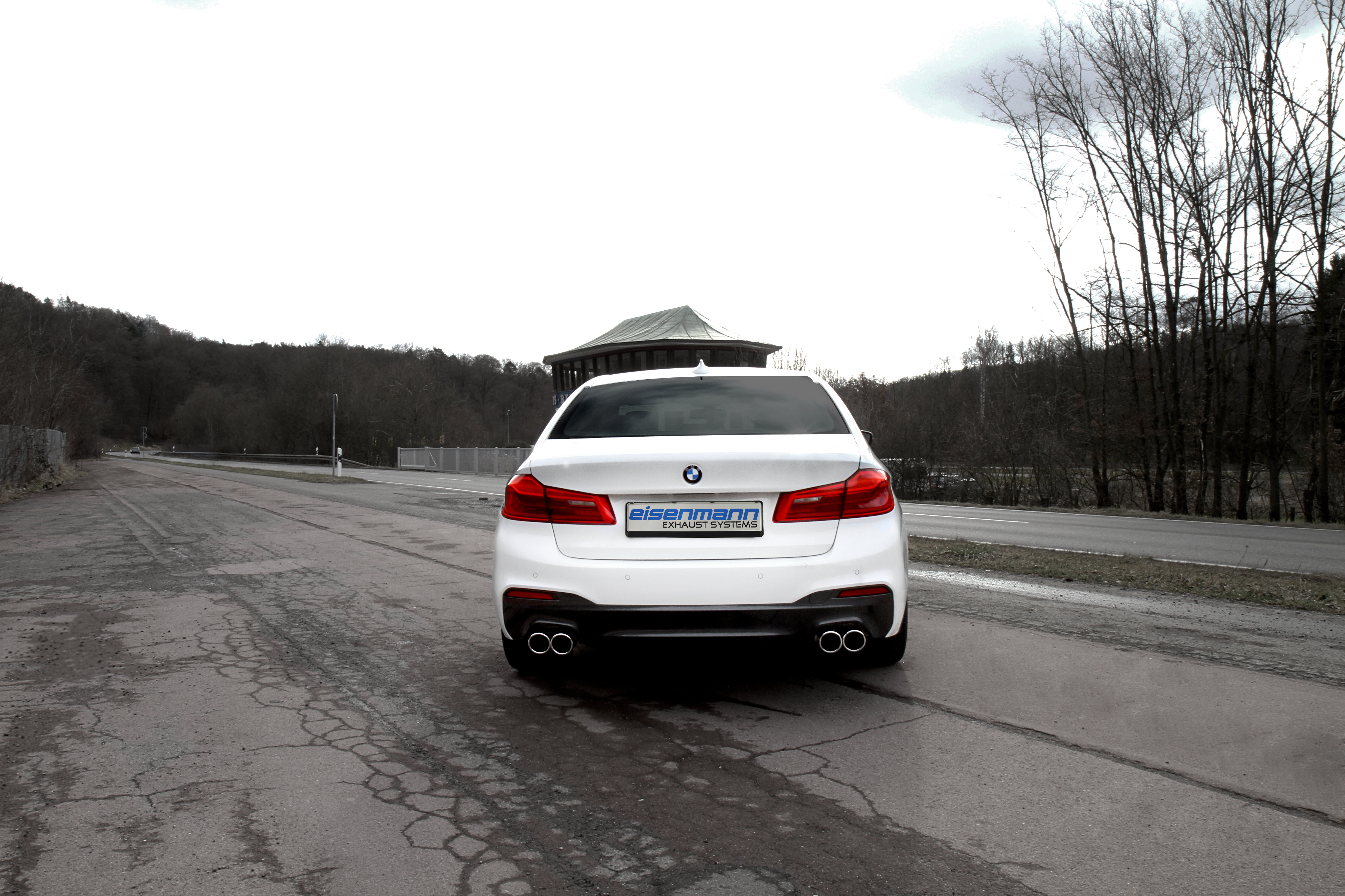 Rear Muffler BMW 5 Series Sedan Exhaust Systems