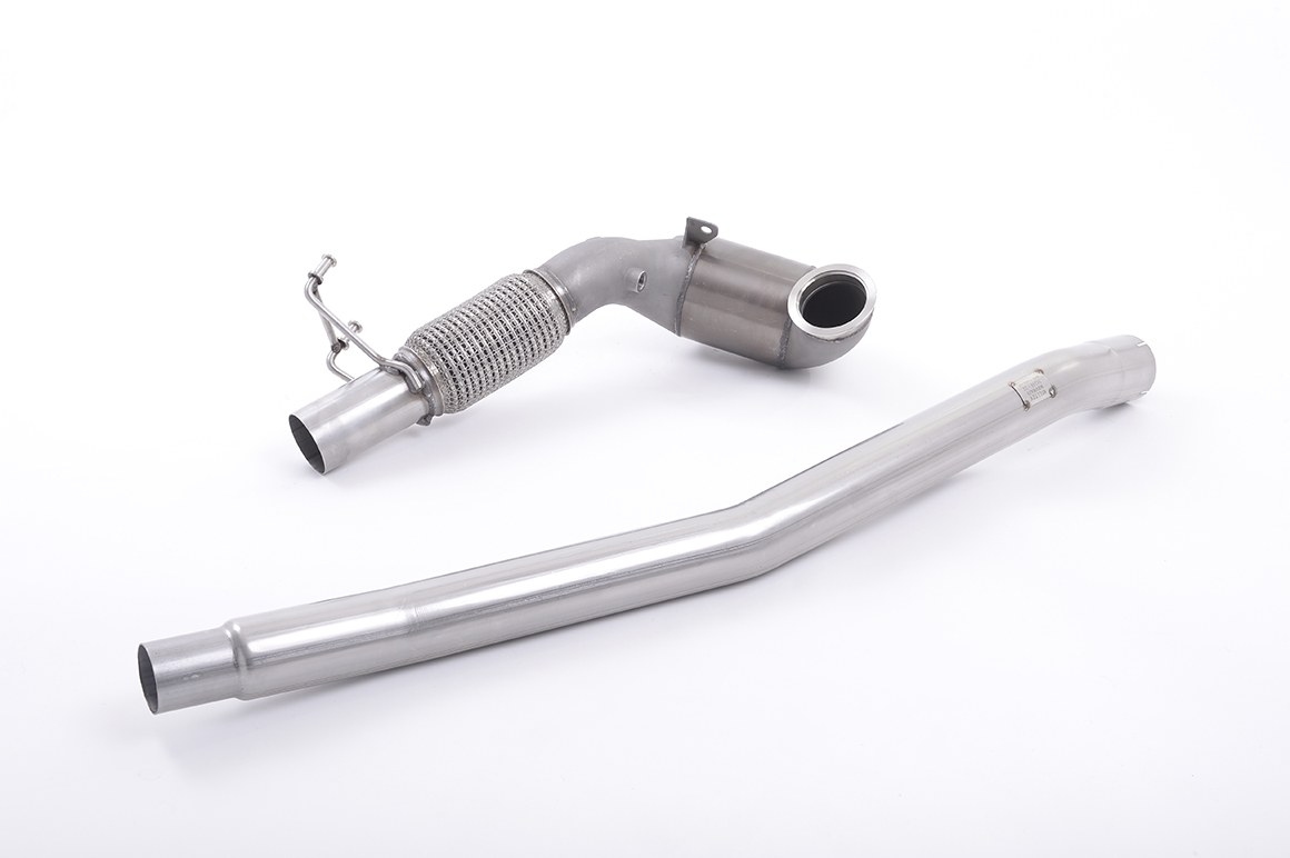 Milltek Large Bore Downpipe and Hi-Flow Sports Cat VW MK7/ 7.5 R estate/ variant 2.0 TSI 300PS Non G