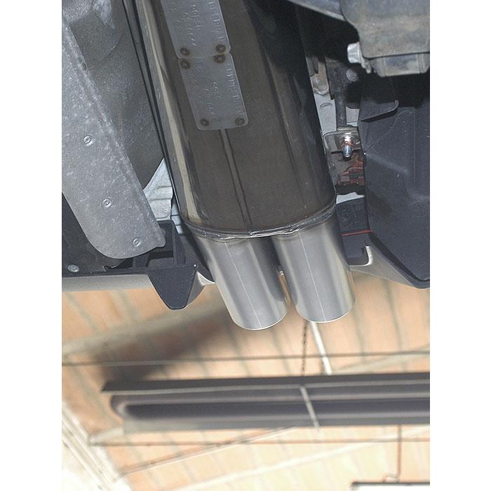 ALFA ROMEO MiTo 1.4i T MultiAir TCT (135 Hp) 2010 -> 2014 Rear exhaust OO80 SATIN FINISH