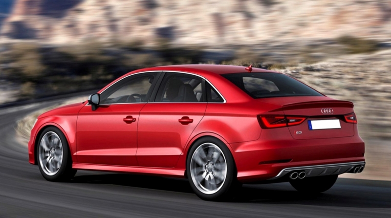 Audi A3 (typ 8V) Sedan 2012-2015 S3 Look Uitlaat Einddemper