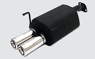 Einddemper Honda Civic (Sedan/coupe)  1992-1996 RVS 100mm