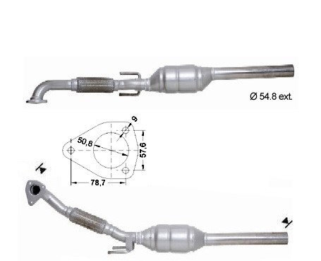 VW GOLF IV 1.9TDI 1896 cc 96 Kw / 131 cv ASZ Magnaflow CAT Bouwj