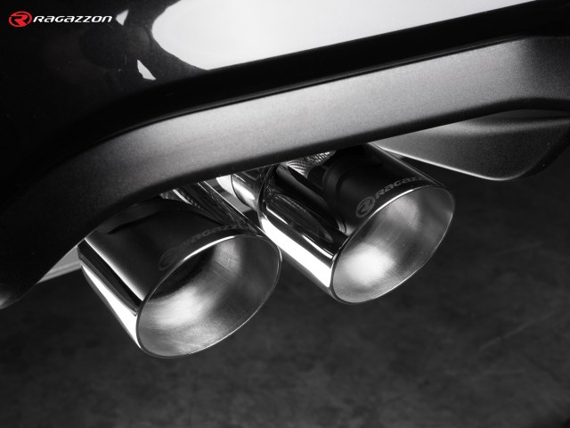 Cat-back systeem RVS Ragazzon BMW M2 F87 2015- gepolijsten sierstukken